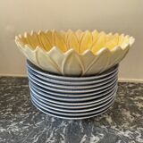 Sunflower slip dish drainer