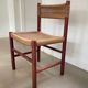 Beautiful chair, wooden frame with papercord seat and backrest
