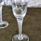 Verre à vin gravés