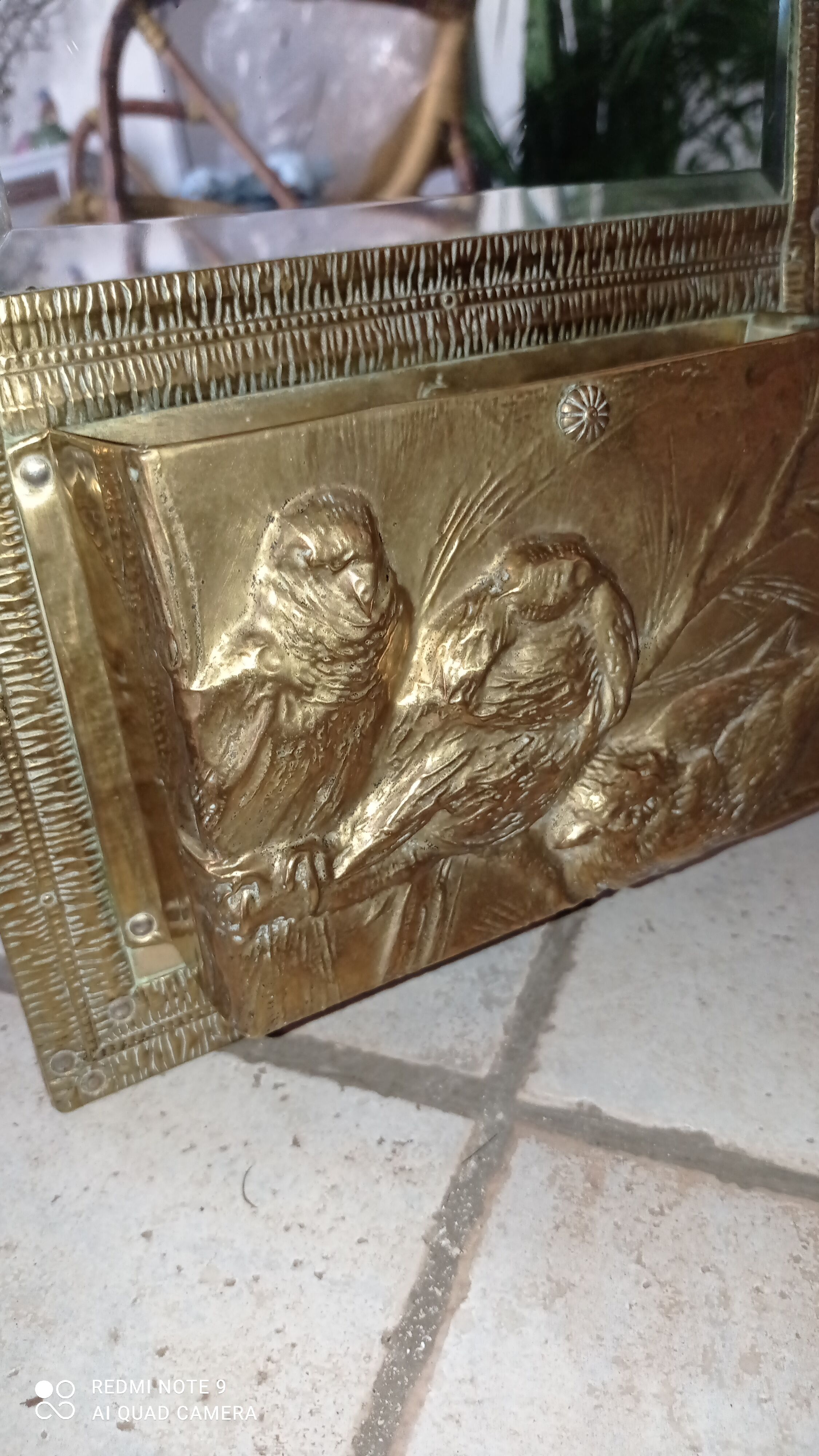 Animal decor mirror 25x35cm