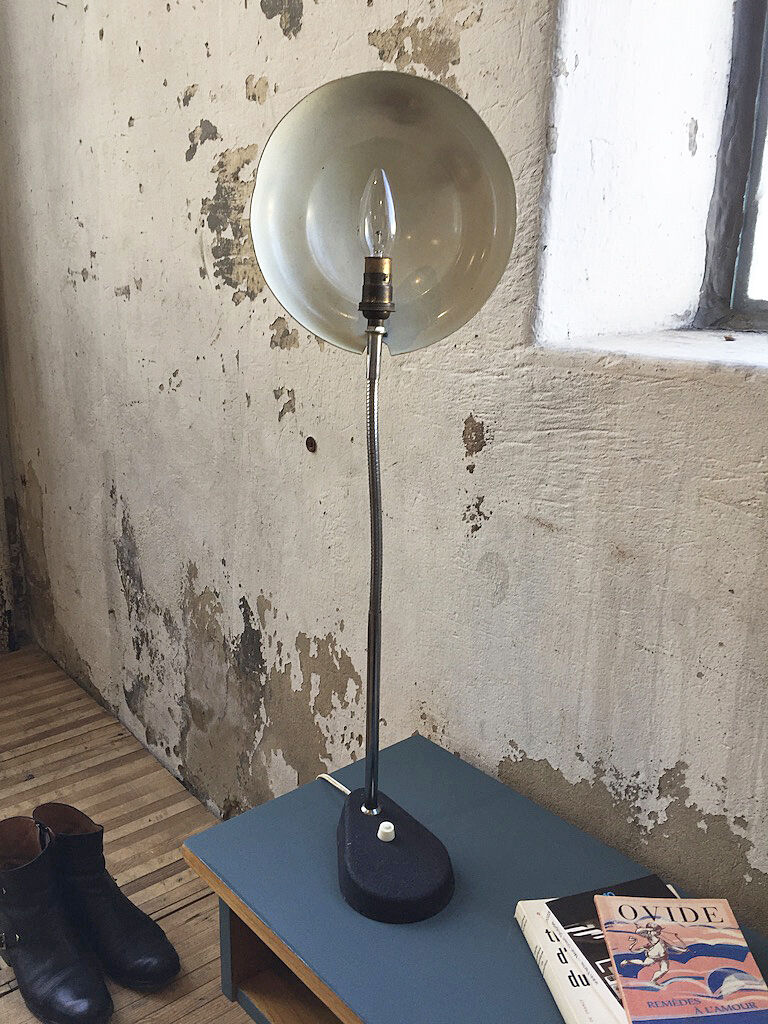 Black vintage lamp