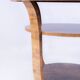 Guéridon art-déco en noyer