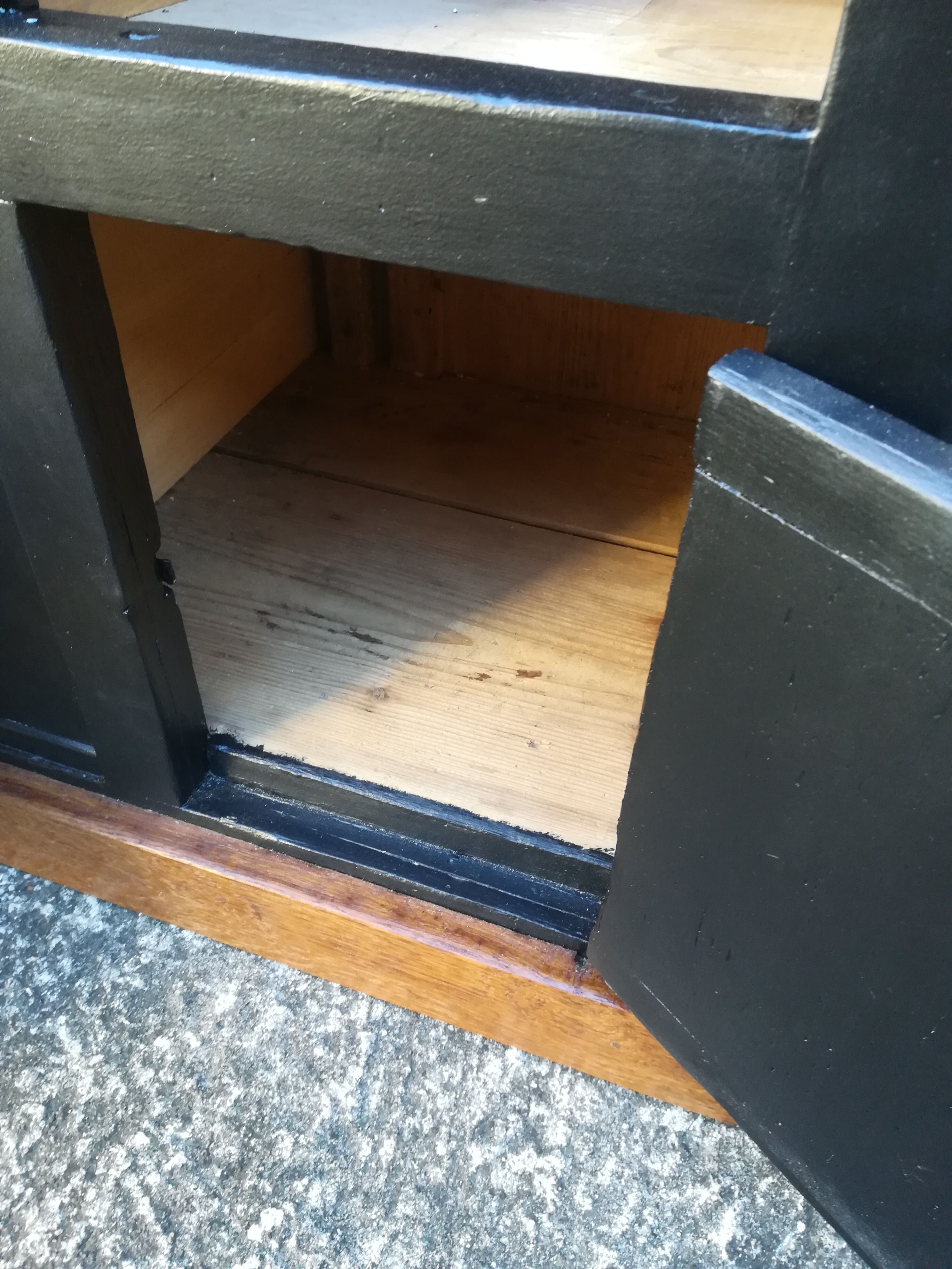 Meuble de métier en bois