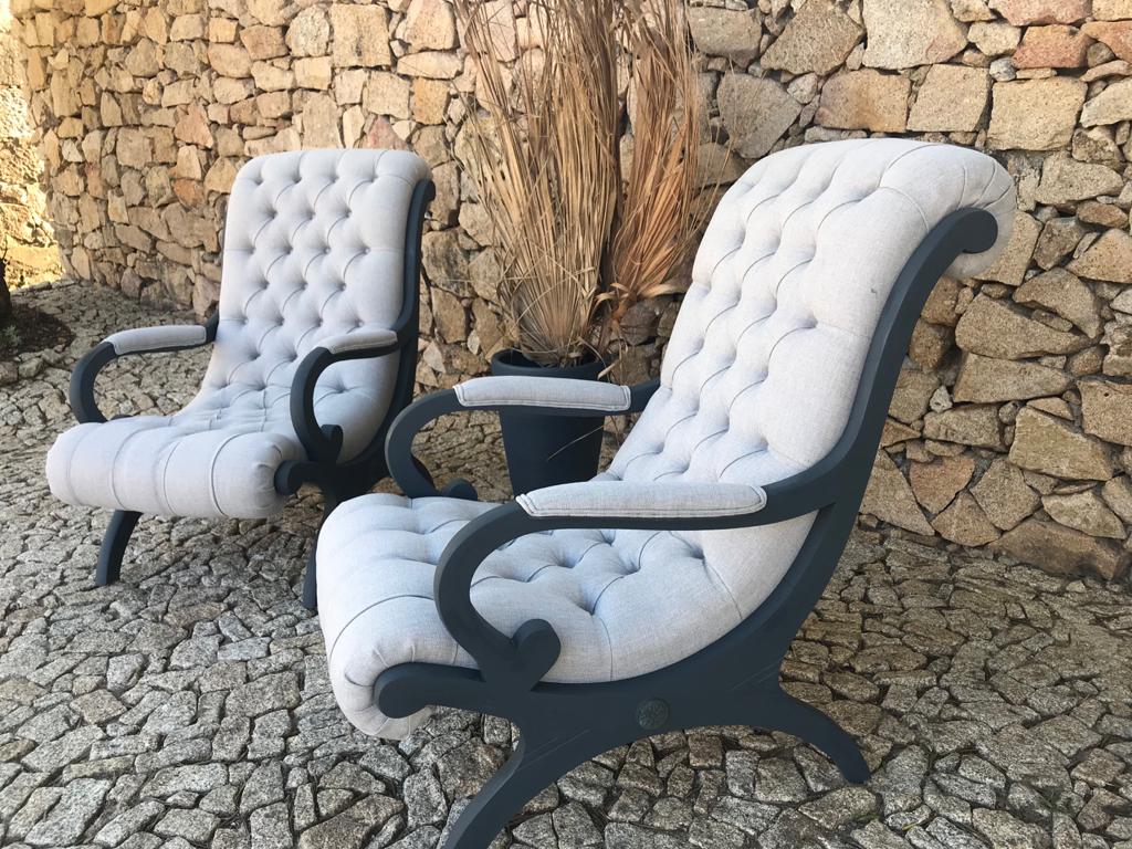 Victoria Chesterfields armchairs