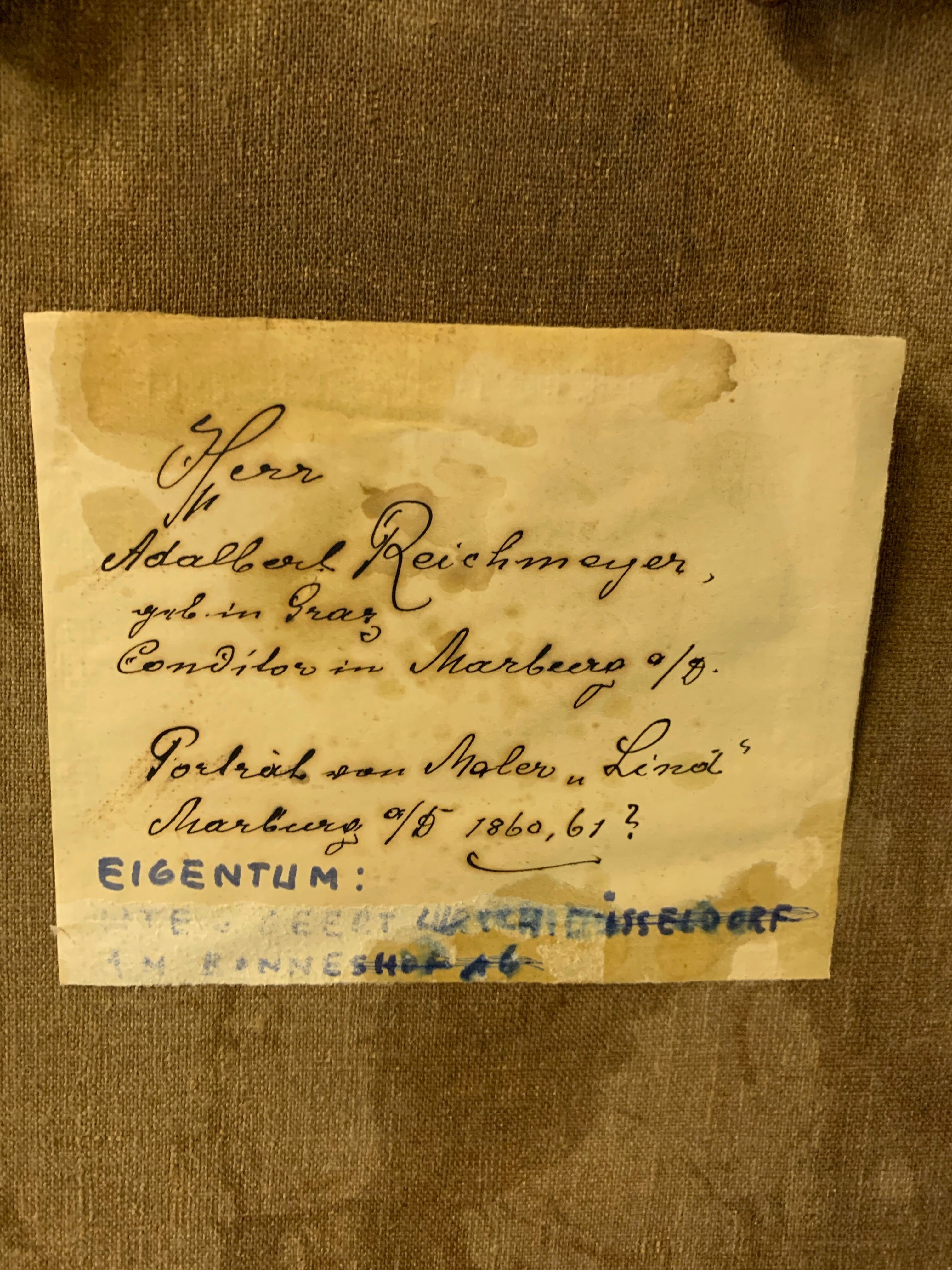 Pair of framed portraits