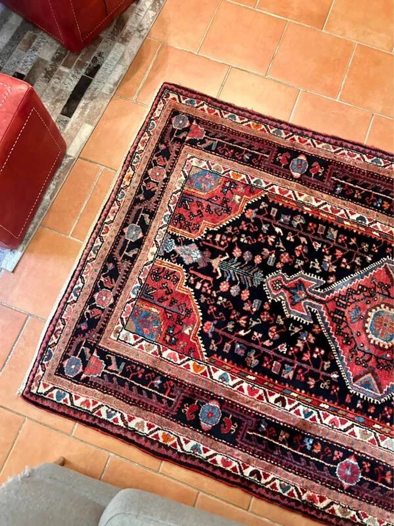 Tapis iranien vintage