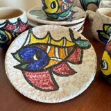 60s ceramic coffee set