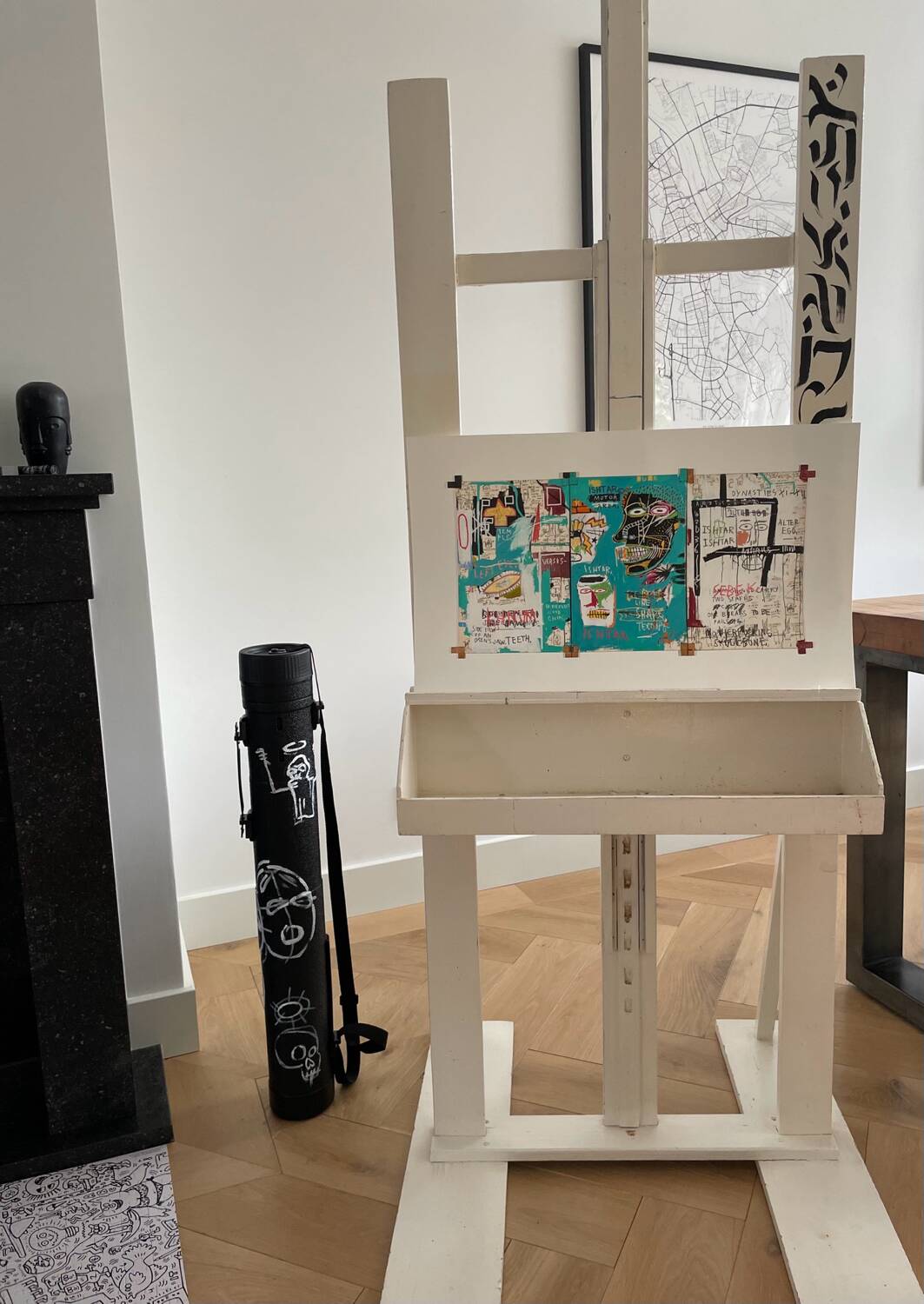 Jean Michel Basquiat (1960-1988), Ishatar 1983, publié par King McGaw, sous licence Arestar New York