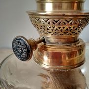 Ancient oil lamp in green onyx