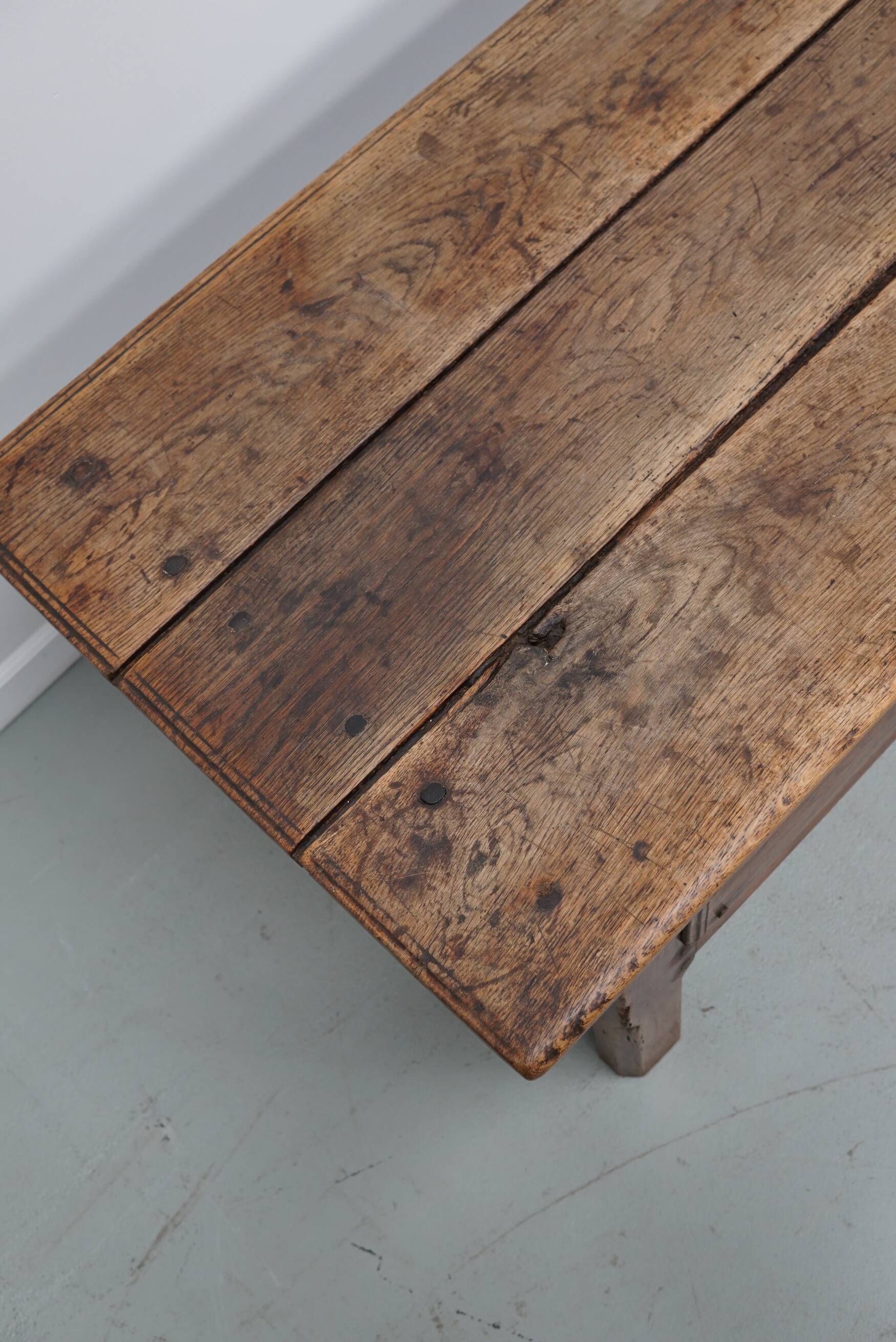 Spanish 18th Century Farmhouse Rustic Chestnut Coffee Table