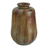 Salt-glazed stoneware vase by Willy Biron, 1950s.