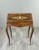 Secretary with a drop-down front in marquetry, Louis XV style, 19th century.