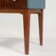 Mahogany and teak chest of drawers from the 1950s