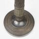 Large silver plated copper candlestick, France ca. 1900