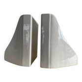 Vintage ceramic bookends pair