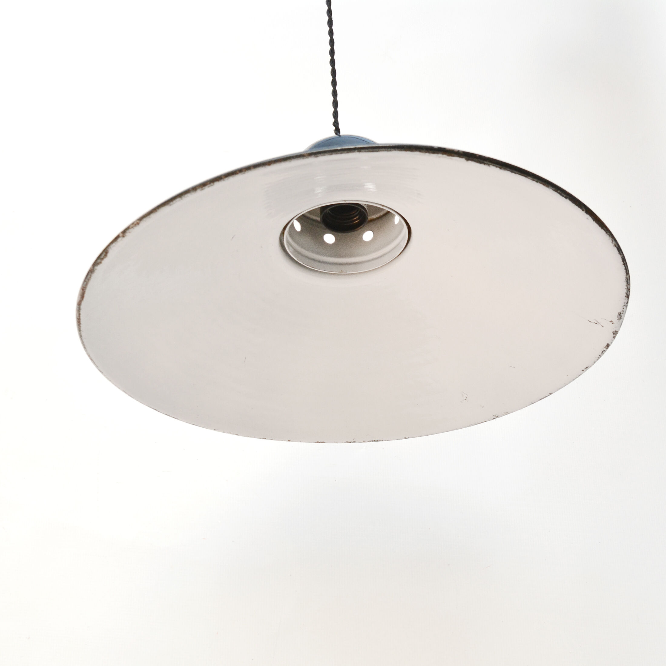 Industrial pendant lamp, Storch Leuchten, Germany, 1960s