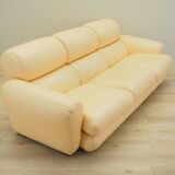 Leather sofa, Italian design, 1960s, production: Italy