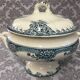 Soupière antique en faïence époque XIXème siècle