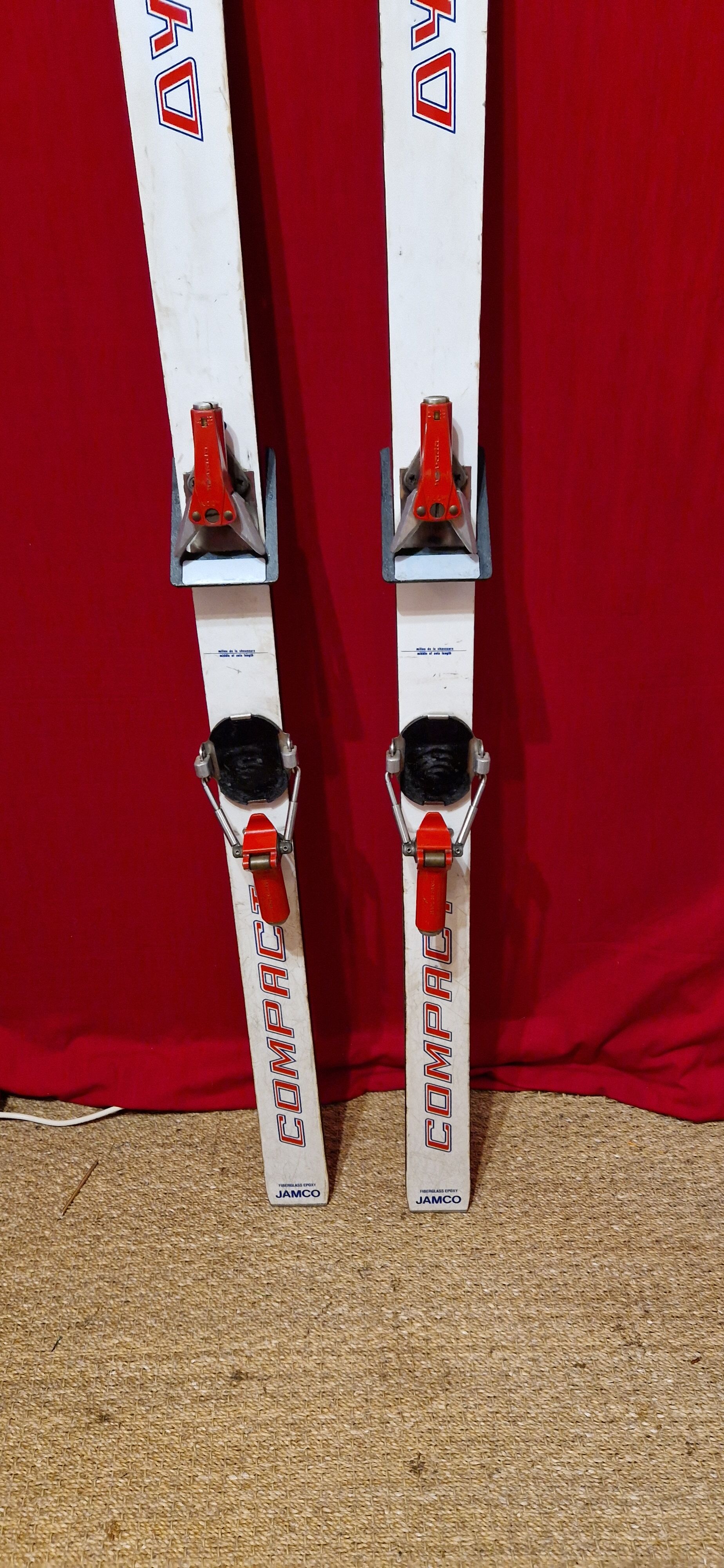 Vintage ski pair