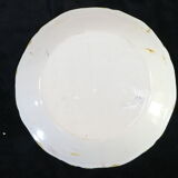 Plate in faience of epoque 19th decoration at the rooster NEVERS ??