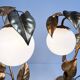 Ensemble de 2 lampes de table florentines d'Italie, années 1960