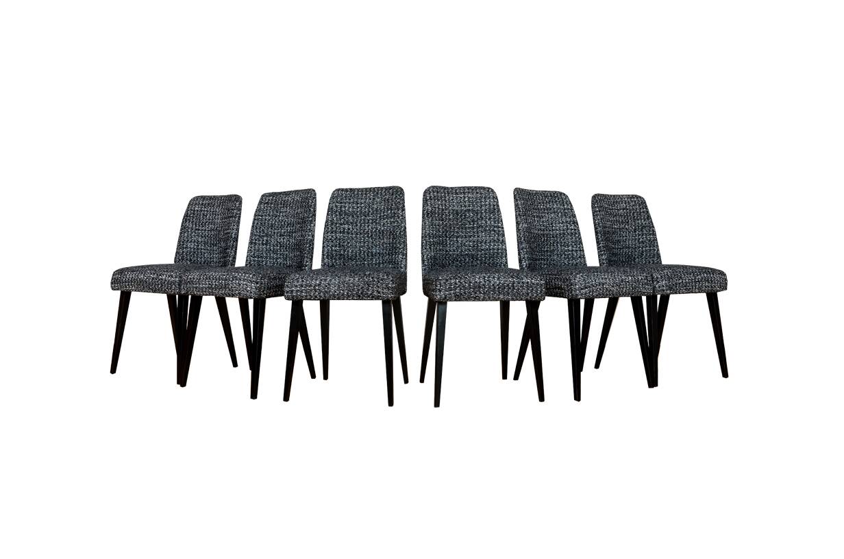 Vintage Dining Chairs, Poland, 1960's, Set of 6