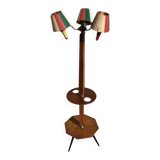 Lampadaire tablette 3 feux vintage années 50