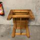 Vintage Pine Coffee Table, Reconstruction Period, Brutalist Design