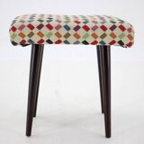 1960s Restored Beech Stool, Czechoslovakia