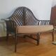 Vintage rattan sofa