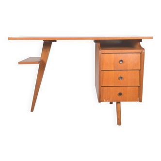 Tripod desk with compass legs, 1950s