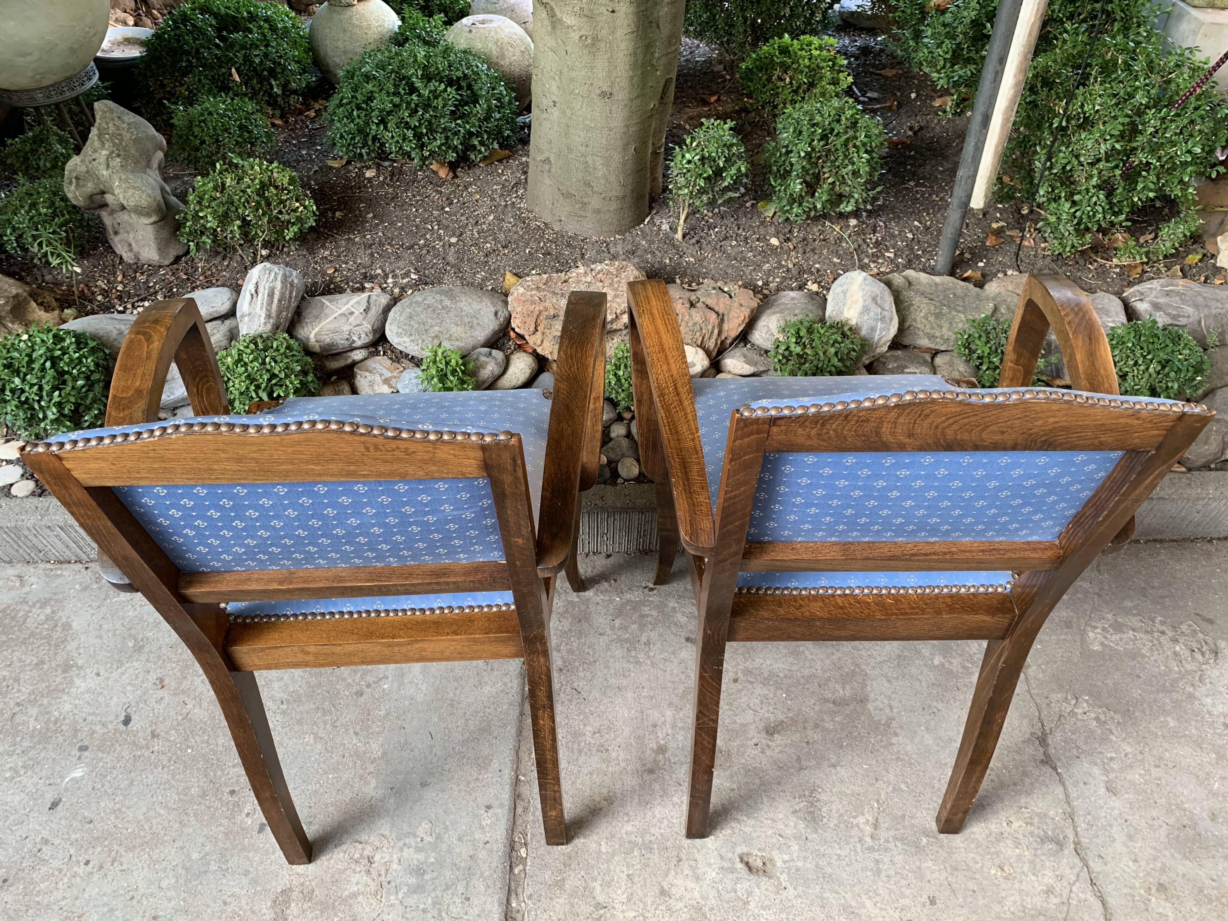 Art Deco bridge chairs