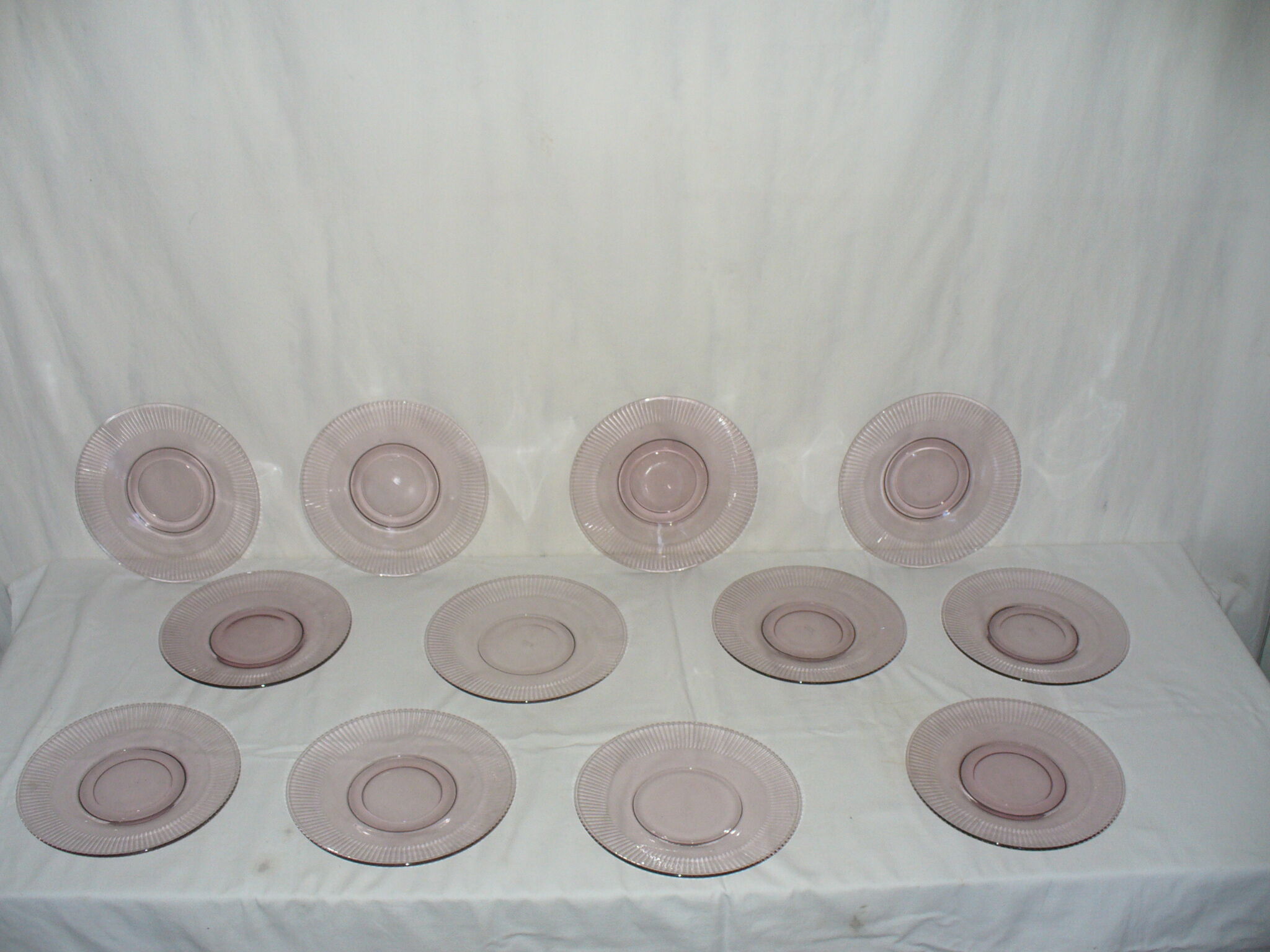 set dessert service signed Verlys of the 30s art deco