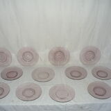 set dessert service signed Verlys of the 30s art deco