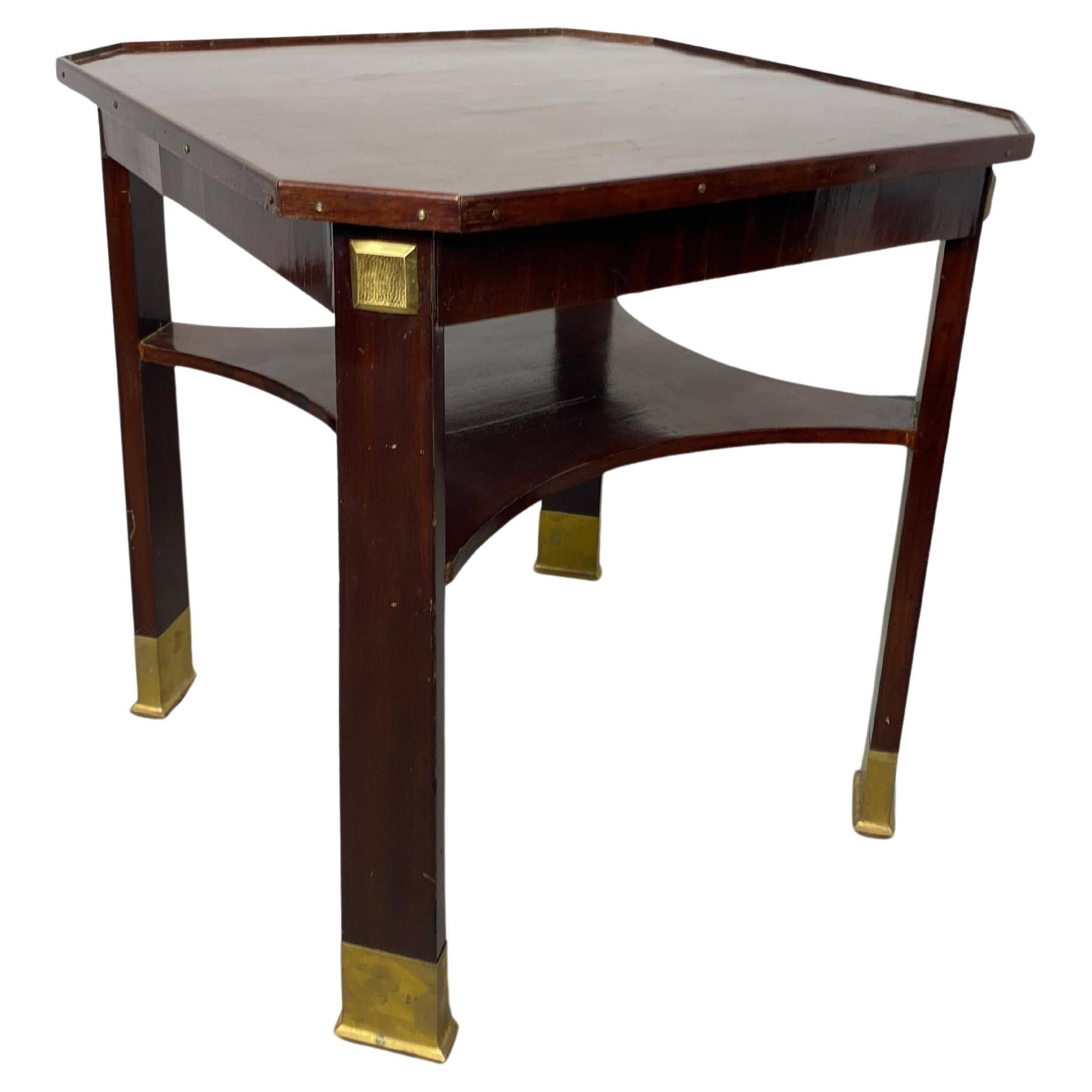 Jugendstil coffee table by Adolf Loos for F.O. Schmidt