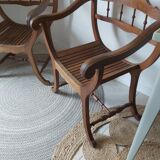 Paire de fauteuil Dagobert