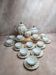 Art Deco coffee service Limoges Unique signed Pailles – 27 pieces in iridescent porcelain