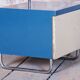 Czech Bauhaus Bedside Tables in Chrome and Lacquered Wood, 1930s, Set of 2