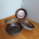 Bouffioulx soup plates plates signed Maurice Pitot Belgium