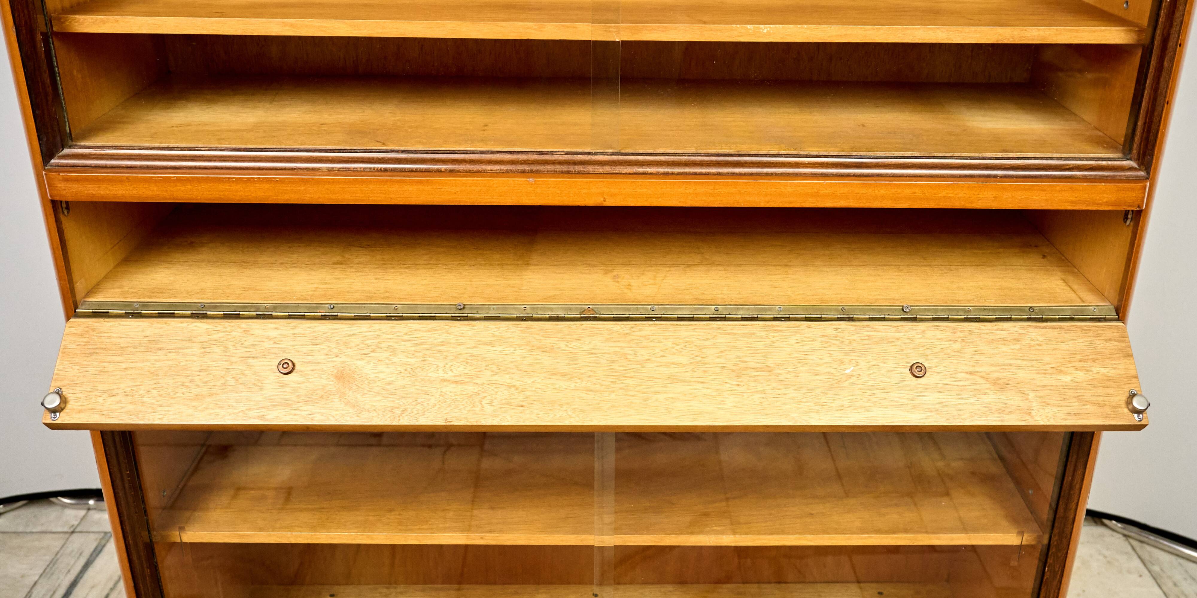 Art Deco Bookshelf, 1960s, Czechoslovakia
