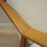 Fauteuil à bascule en chêne, design danois, années 1960, designer: H. Brockmann Petersen, production: Randers Møbelf