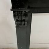 Napoleon III fireplace with a black marble corbel, 19th century.