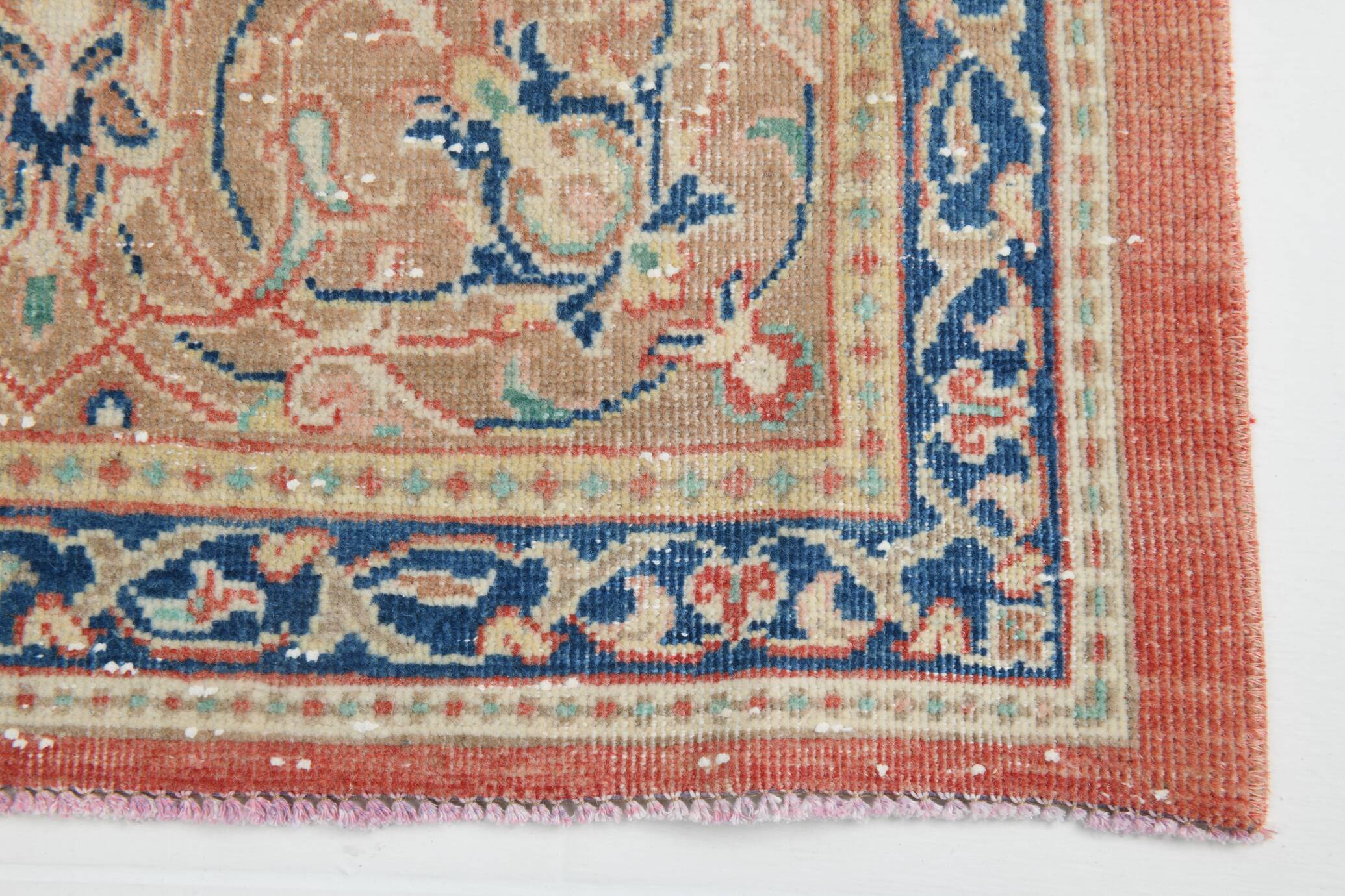 Classic Red & Blue Oversize Vintage Rug, 310x404Cm