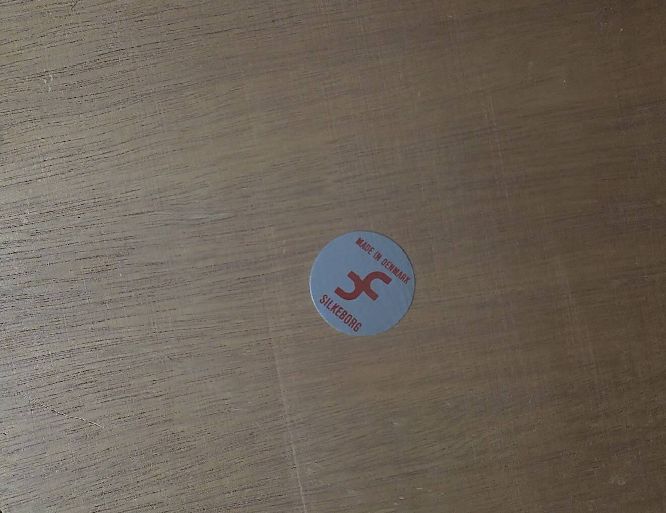 Solid teak oval coffee table with swivel top by Silkeborg, Denmark 1960s