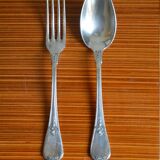 Silver metal housewife