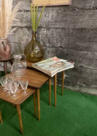 Vintage trundle tables