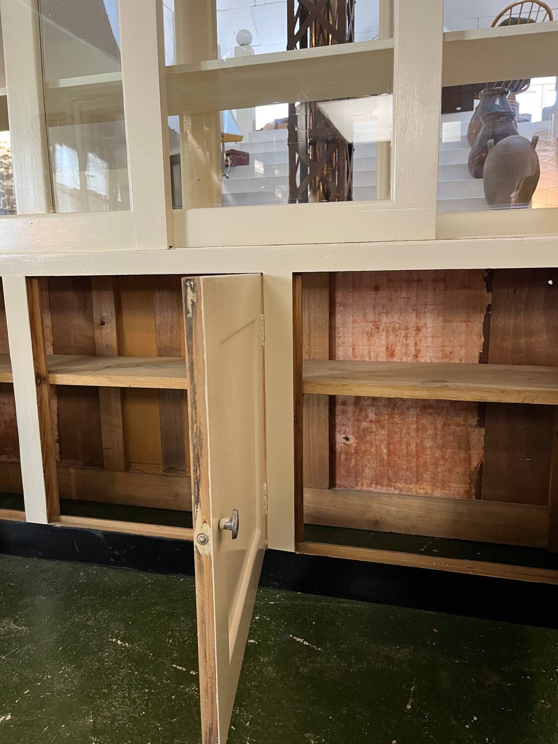 1950s Workshop Display Cabinet