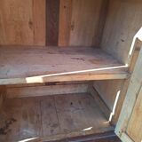 Low Parisian buffet Solid support height two doors 2 drawers