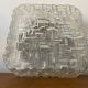 Antique Wall Lamp Ceiling Light Molded Glass + Vintage Metal Bracket #C384