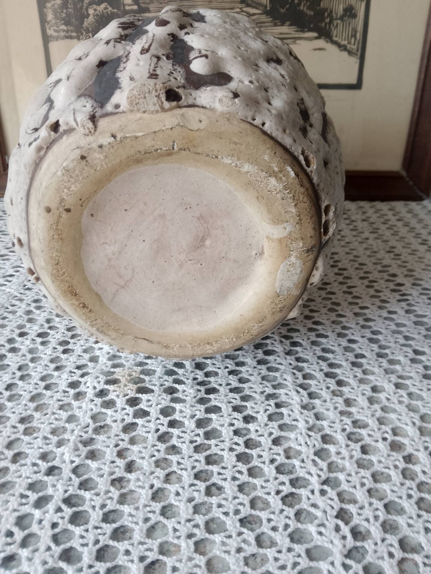 Jug / Vintage ceramic vase Vallauris style Marius Giuge – Years